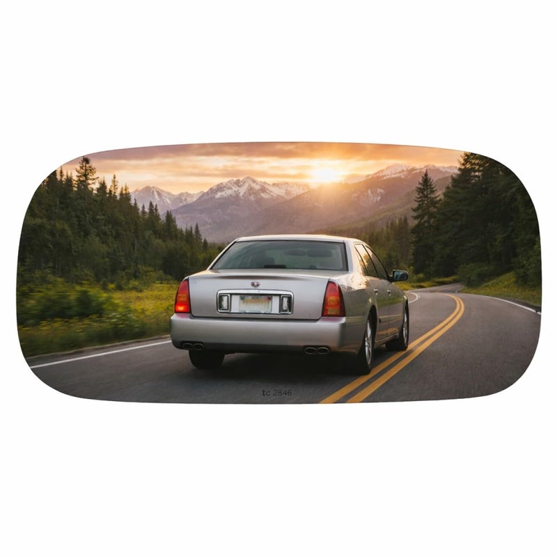 Burco 2846 Driver Side Power Replacement Mirror Glass for Cadillac Deville (2000 2001 2002 2003 2004 2005) CADILLAC SEVILLE (1998 1999 2000 2001 2002 2003 2004) - Image 1